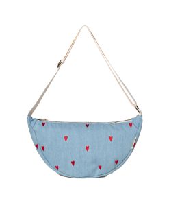 Studio Noos – Bauchtasche Fanny Pack „DENIM HEARTS“, Denim