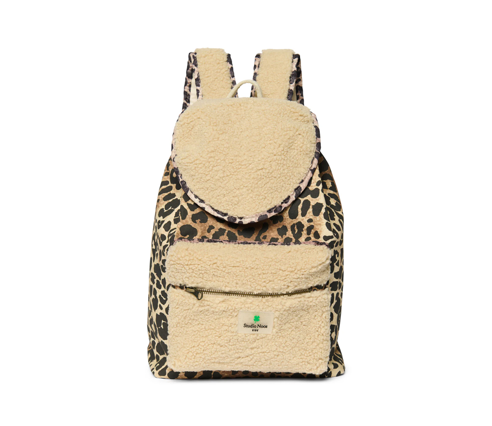 Studio Noos – Rucksack ‚TEDDY LEOPARD‘ Midi – Bild 2