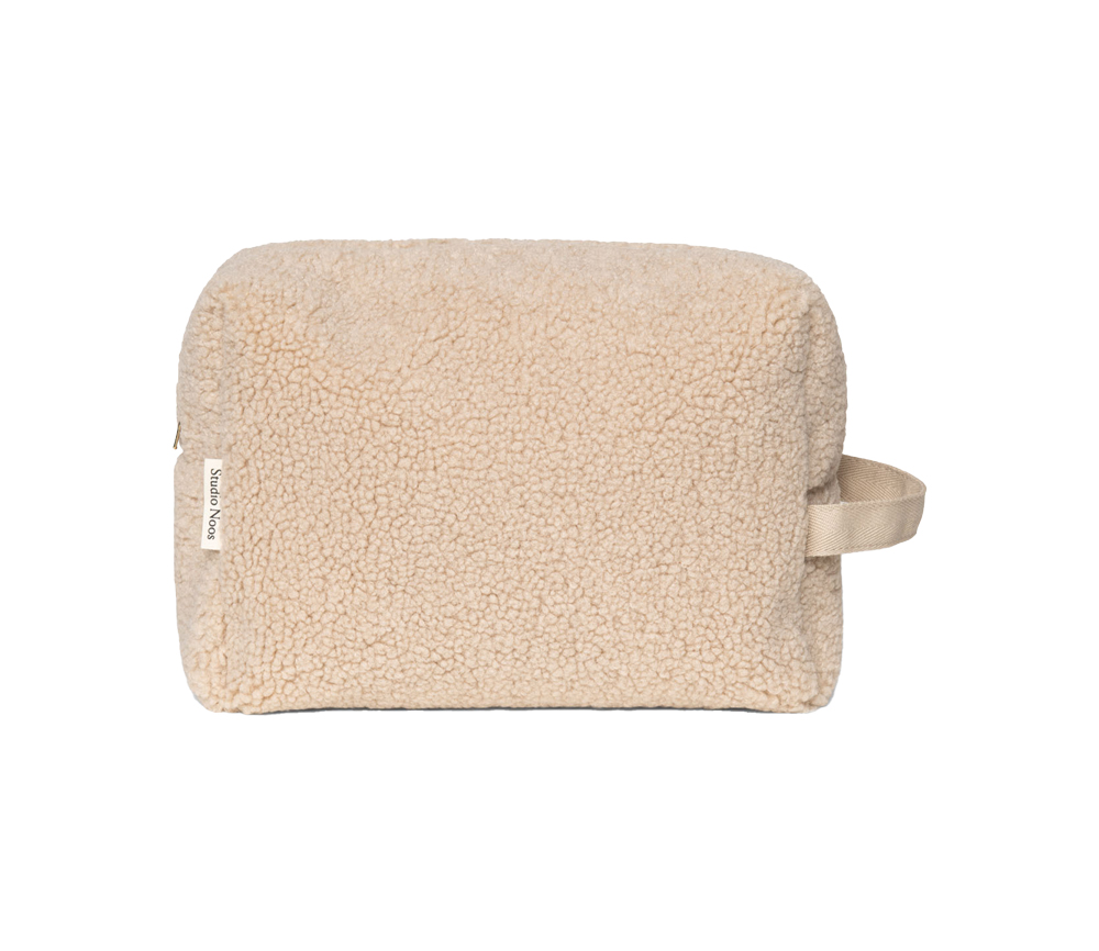 Studio Noos – Kosmetiktasche „BEIGE TEDDY“, Beige – Bild 2