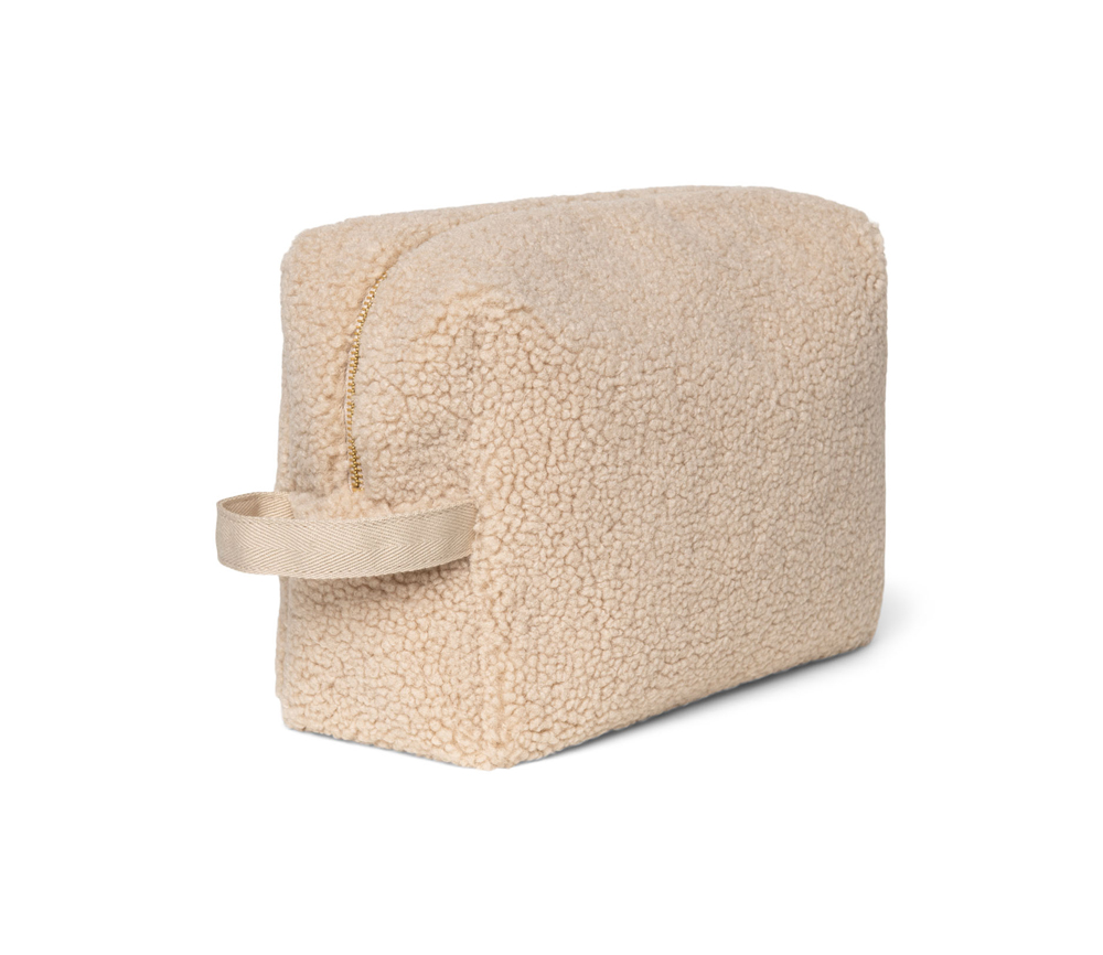 Studio Noos – Kosmetiktasche „BEIGE TEDDY“, Beige – Bild 4