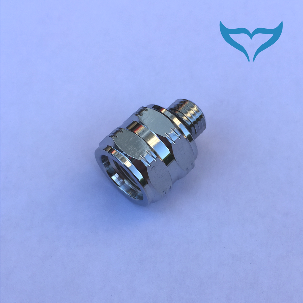 Adapter 3/8″ Aussengewinde 7/16″ Innengewinde Nippel 3/8″a 7/16″i UNF MD LP NEU – Bild 3