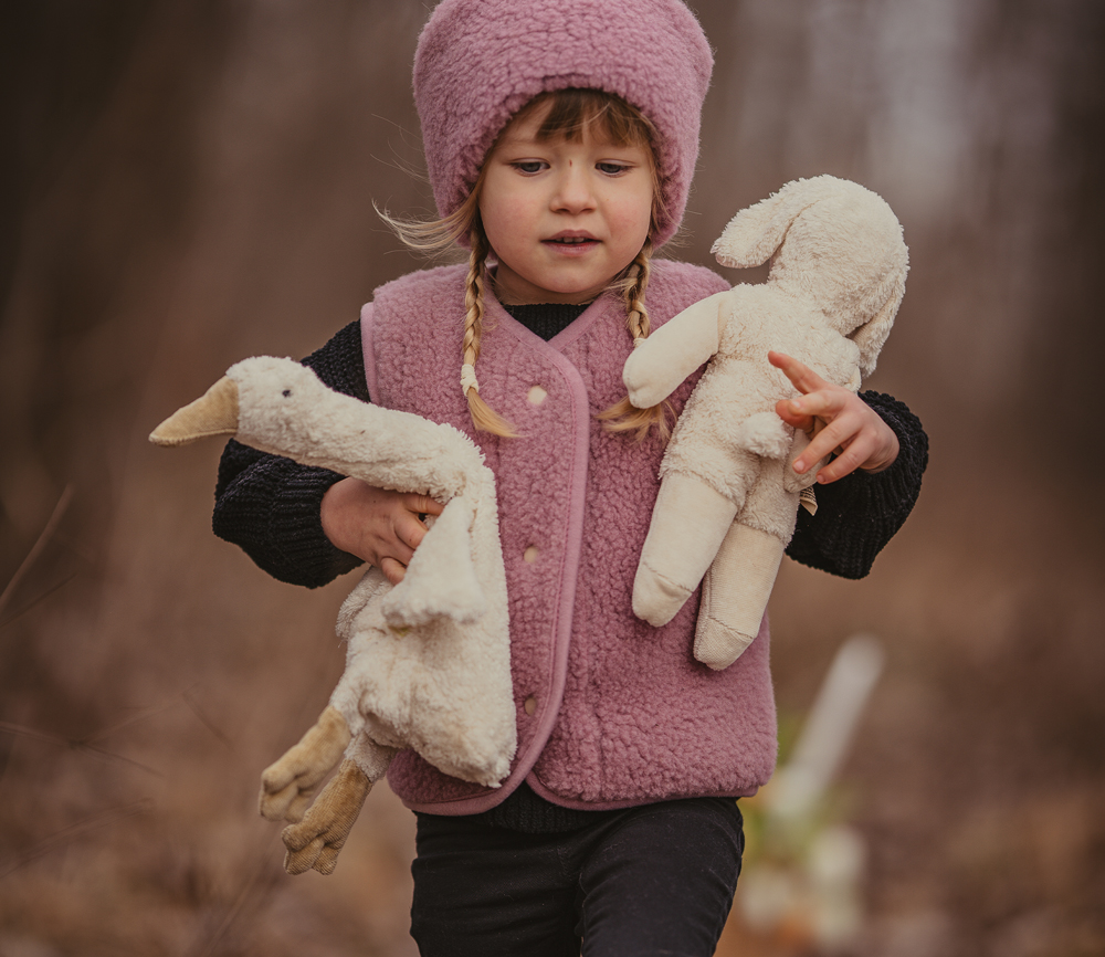 Alwero – Bodywarmer „TYB“ Junior, Biowolle, Venetian Pink, ultra light – Bild 5