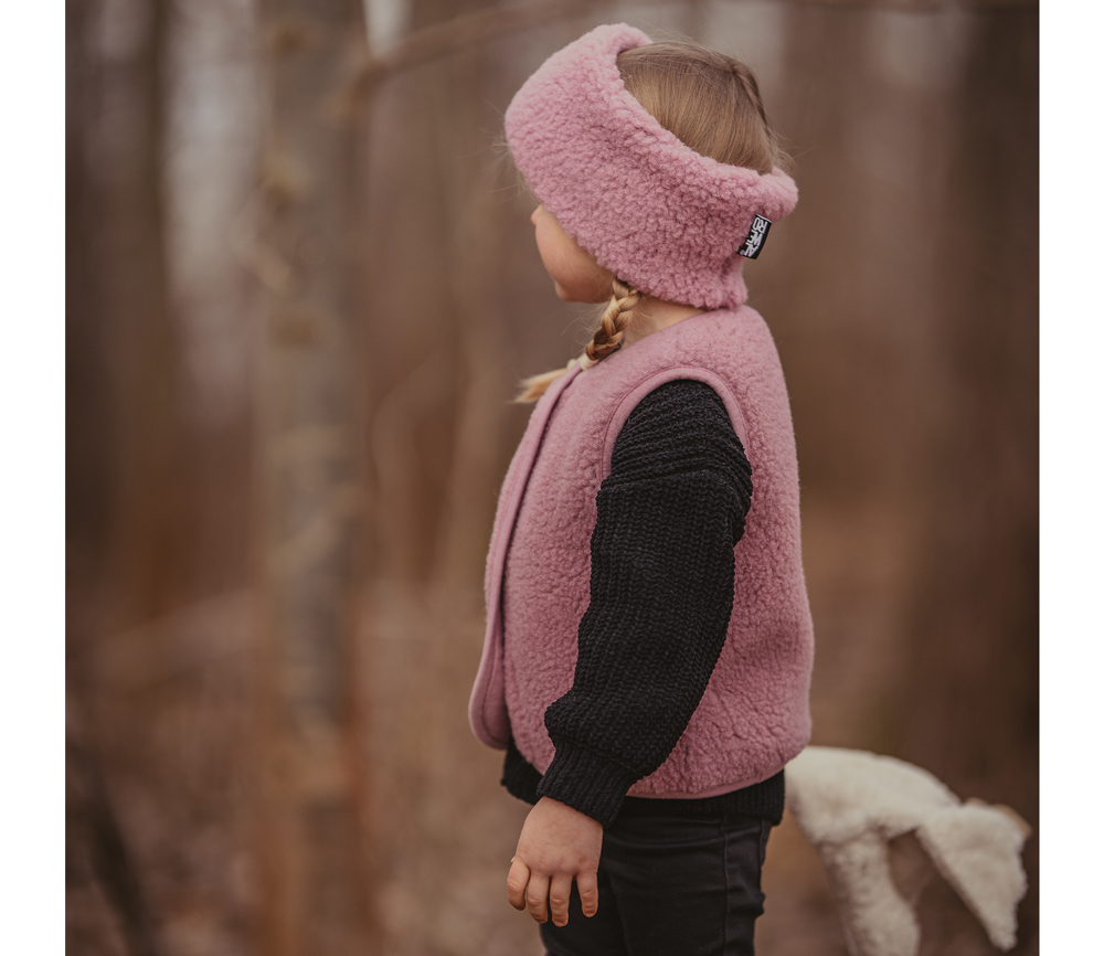 Alwero – Bodywarmer „TYB“ Junior, Biowolle, Venetian Pink, ultra light – Bild 7