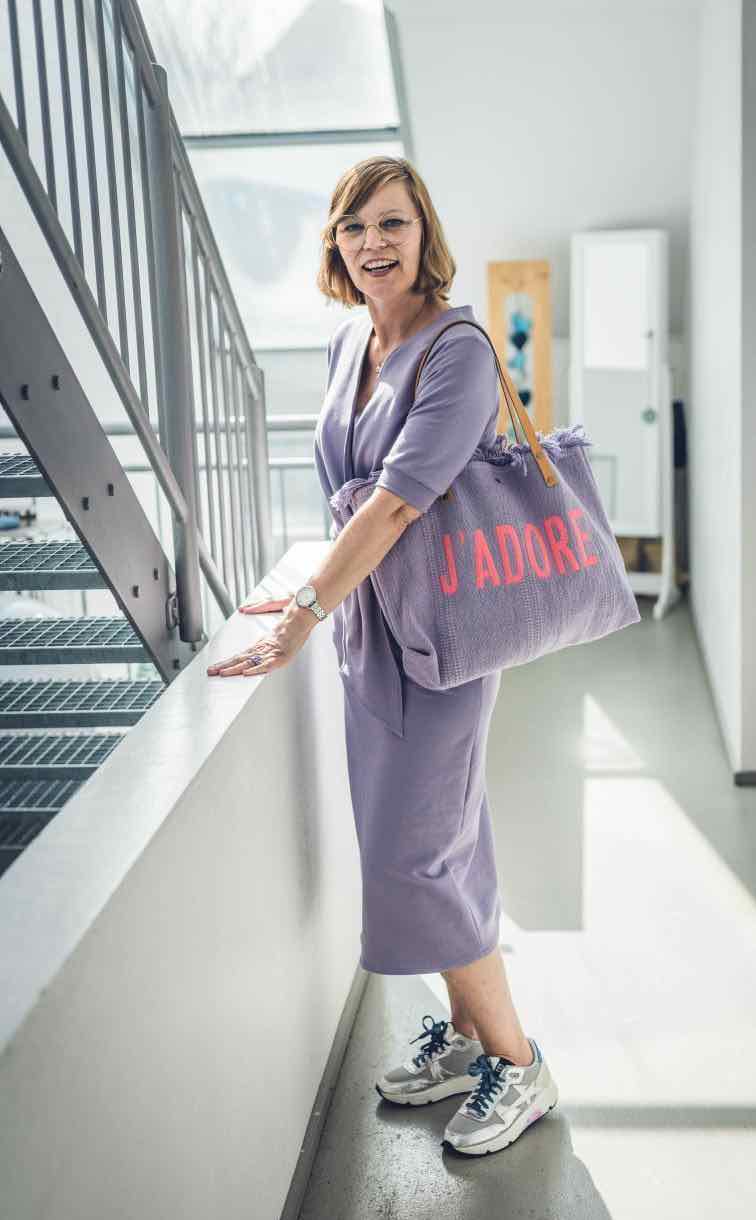 Baumwolljersey, unifarben “very peri” Flieder – Organic Cotton – Bild 7