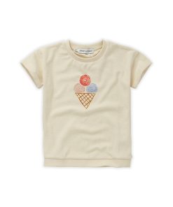 SPROET & SPROUT – T-Shirt, ICE CREAM, Terry Bio Baumwolle (8J.)
