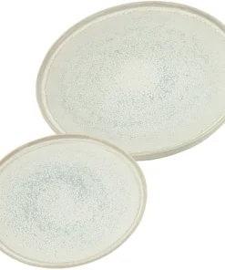 Teller Speiseteller & Kuchenteller Geschirr Steingut blau – 2 Größen