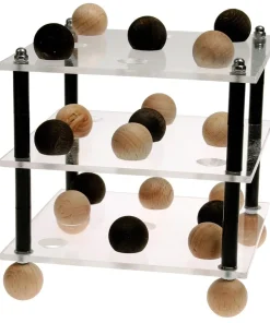 Tic-Tac-Toe Spiel in 3D Holz Bausatz für Kinder Werkset Bastelset ab 12 Jahren