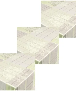 Tischdecken In- Outdoor Tischtücher Ornamente Vlies grau 3 Größen