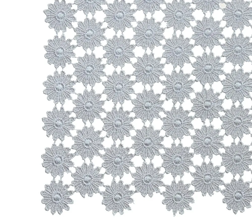 Tischläufer Mitteldecke Vollspitze nostalgische Blumen grau Tischwäsche 40×90 cm – Bild 2