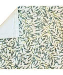 Tischset Olivenblätter mediterran Druck grün doppelt genäht 1 Stk 35×50 cm