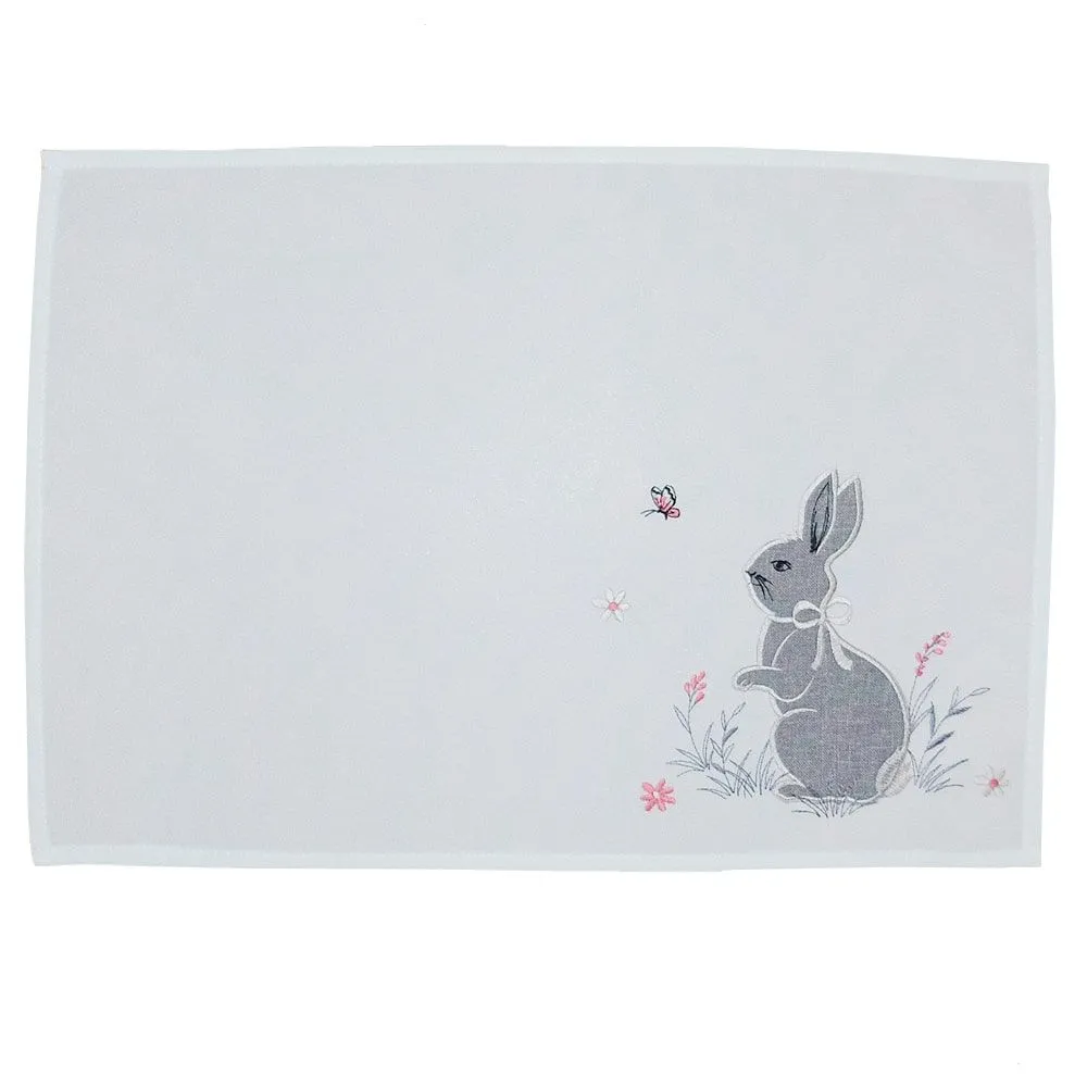 Tischset Platzset AMANDA Ostern Osterhase bestickt 35×50 cm – Bild 2