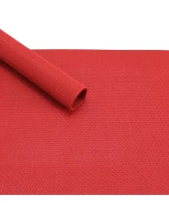 Tischset Platzset BORDA rot 1 Stk. Kunststoff gewebt abwaschbar