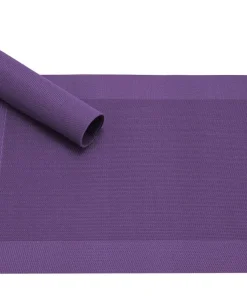 Tischset Platzset BORDA violett lila gewebt Kunststoff 1 Stk. 43×30 cm