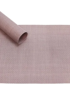 Tischset Platzset ELEGANCE alt-rosa gewebt 1 Stk. Abwaschbar 45×30 cm