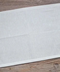 Tischset Platzset VIOLA unifarben ivory 33×48 cm Landhaus Leinen / Baumwolle 1 Stk