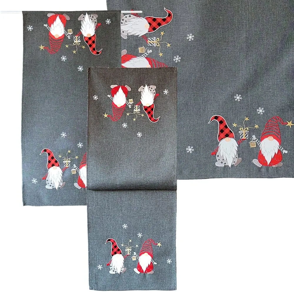 Heimtextilien CARINA grau