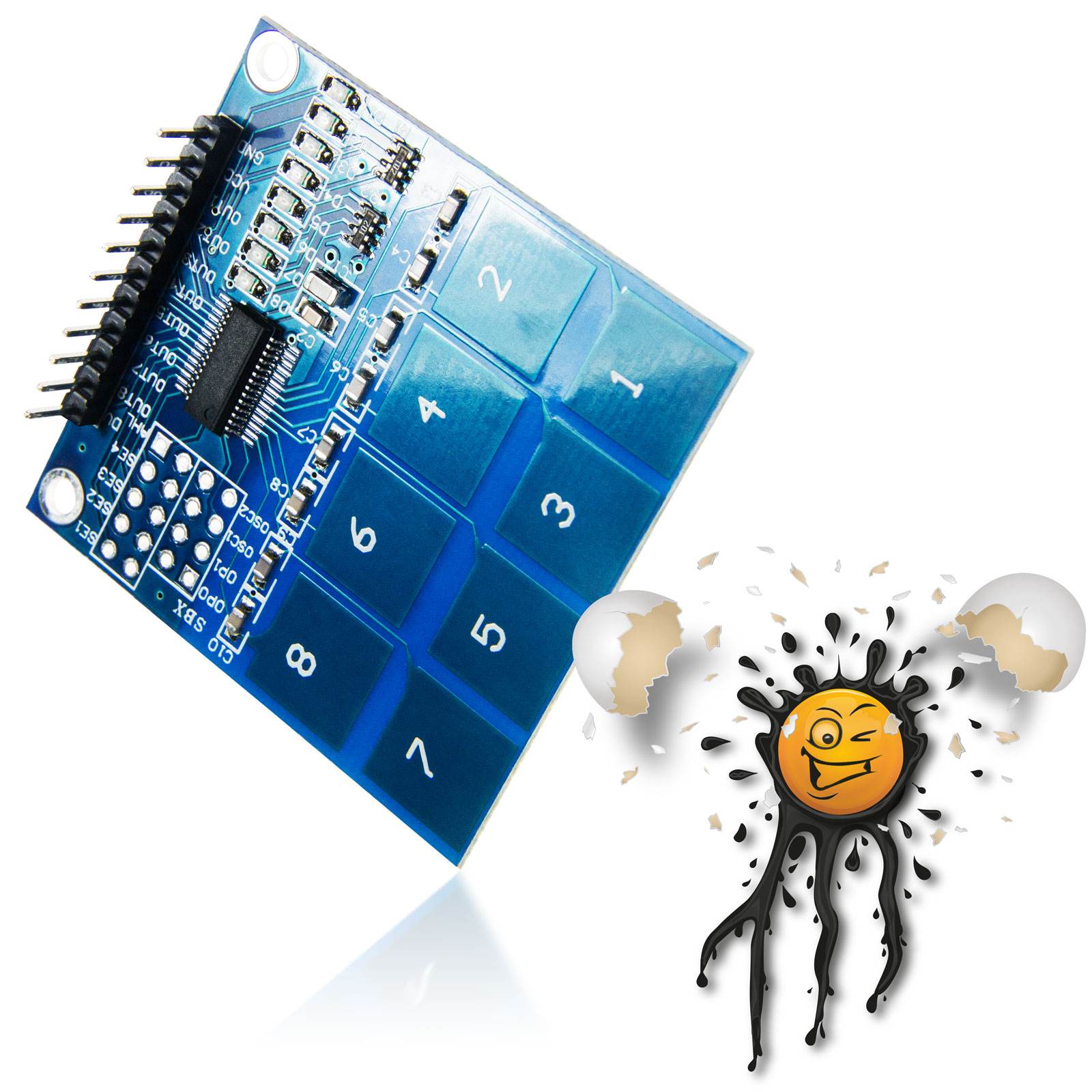 Touch Sensor Module 8 Kanal TTP226