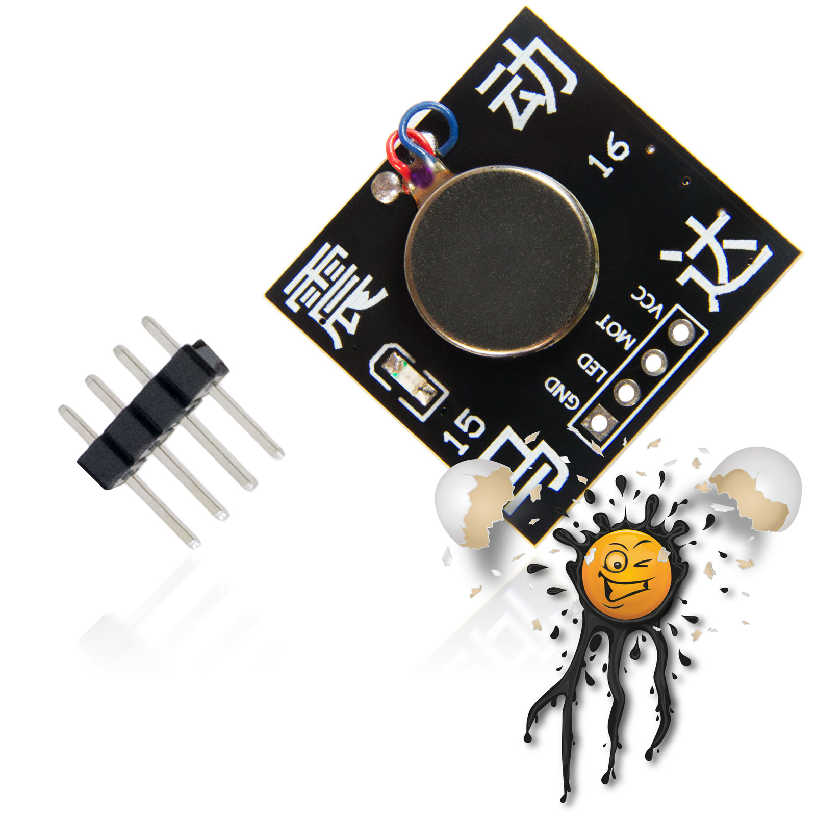 PWM Vibration Modul 5V 9000±1500 RPM Vibration Motor 1020 1027 1030 1034 12000±2500 RPM – Bild 3