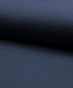 Waffelstoff, weiche anschmiegsame Qualität – Blau