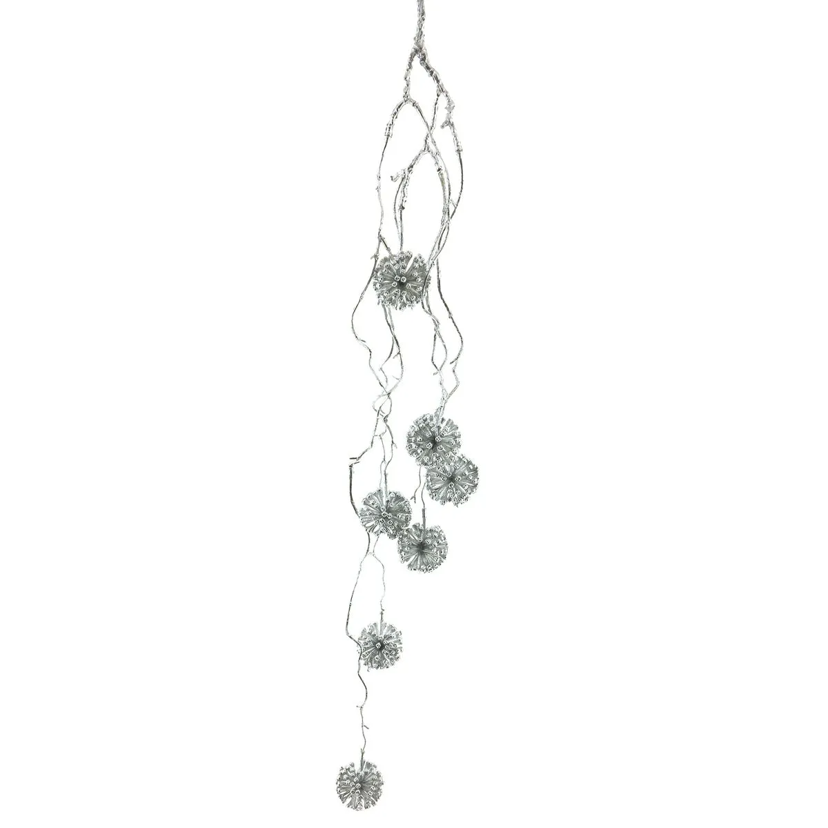 Weihnachtsgirlanden aus Kunststoff in 3 Farben hängend 87 cm – Bild 5