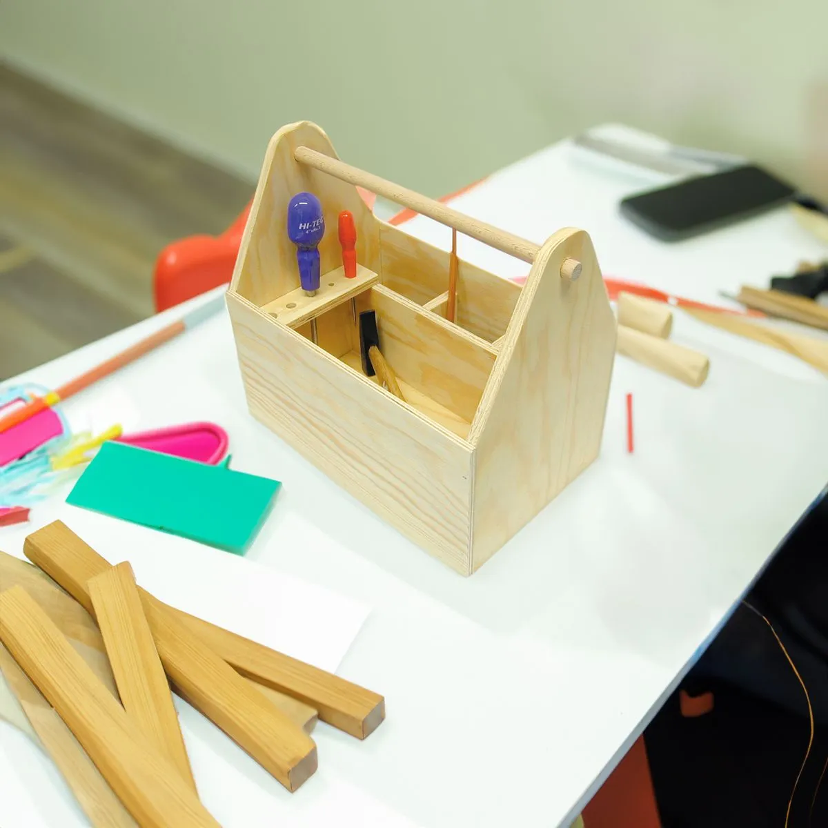 Werkzeugkiste Bausatz f. Kinder Bausatz Bastelset – Bild 8