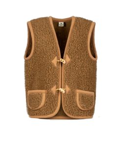 Alwero – Bodywarmer „Alpen“ Adult, Biowolle, BARK, Unisex