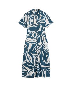 White Stuff – Kleid „RUA“, navy, Biobaumwolle