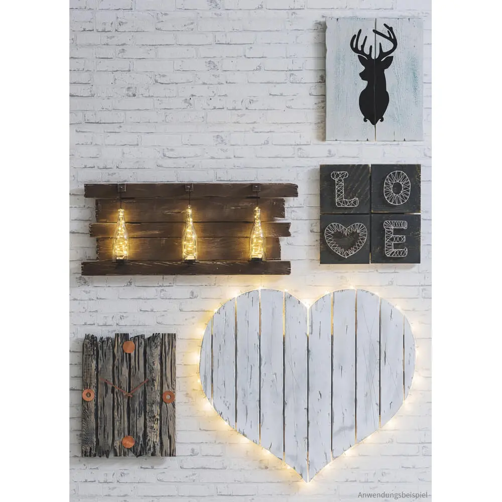 Windlicht Glas Flasche Metallhalter für Teelicht Partylicht zum Selbstgestalten – Bild 7