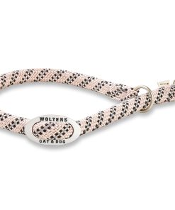 Wolters Zugstopp-Halsband, sepia/rosa (mit Reflektorstreifen) 30cm, 35cm, 55cm