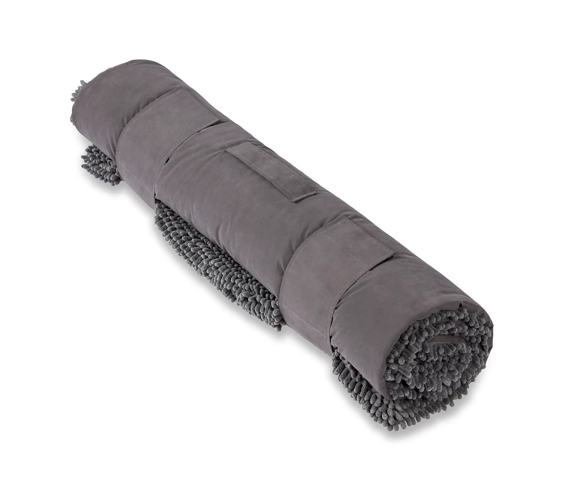 Reisedecke Wolters „Vagabund meets Cleankeeper“, Mikrofaser nimmt Schmutz und Feuchtigkeit, 100x70cm, wasserabweisend, grau – Bild 5