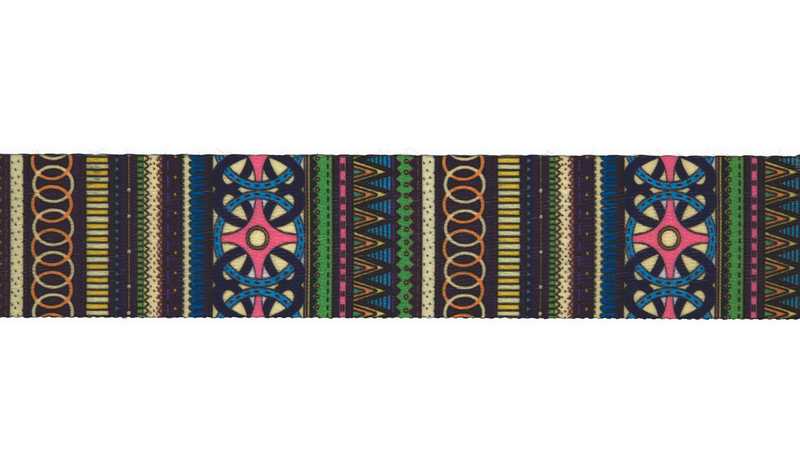 Gurtband, Webband 40 mm / gemustert – 2 Meter Länge – Bild 3