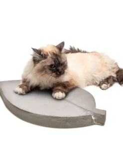 XXL Trittsteine große Blätter Garten 1 Paar Tritt-Steine Beton 35×18 cm