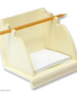 Zettelbox Laubsägevorlage Holz Bausatz Kinder Bastelset – ab 10 Jahren