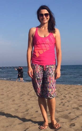 Hose in 3/4 Länge, “HEDDA”, Gr. 158 – Damengr. 46 – Bild 5