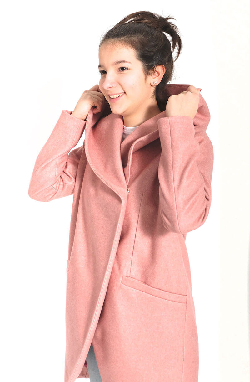 Jacke mit übergroßer Kapuze, “DINA”, Gr. 158 – 46 – Bild 3