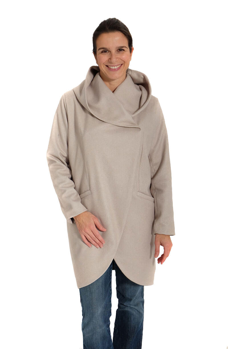 Jacke mit übergroßer Kapuze, “DINA”, Gr. 158 – 46 – Bild 6