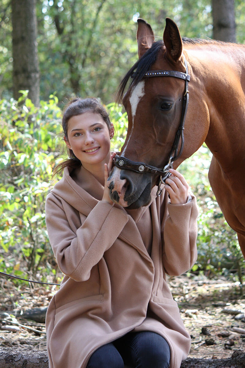 Jacke mit übergroßer Kapuze, “DINA”, Gr. 158 – 46 – Bild 9