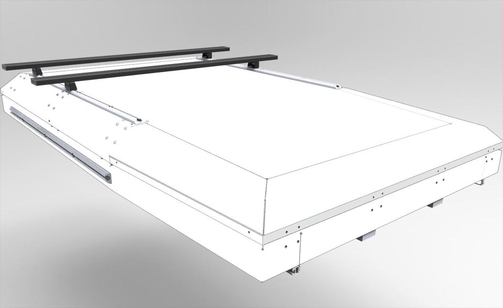 ALU-CAB QUERTRÄGER 1450MM IN SCHWARZ OHNE FÜSSE (2ER SET) – Bild 6