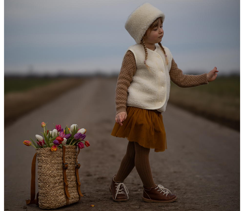 Alwero – Bodywarmer „TYB“ Junior, Biowolle, OFF-WHITE, ultra light – Bild 6