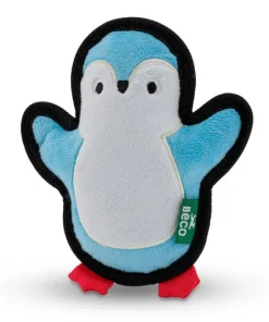 Beco Plush Toy, Rough and Tough – Pinguin, 66% recyceltes Polyester (robust, doppelt genäht/geschichtet), small