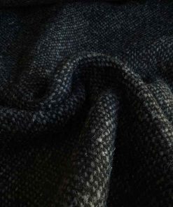 Mantelflausch, Tweed Optik Schwarz