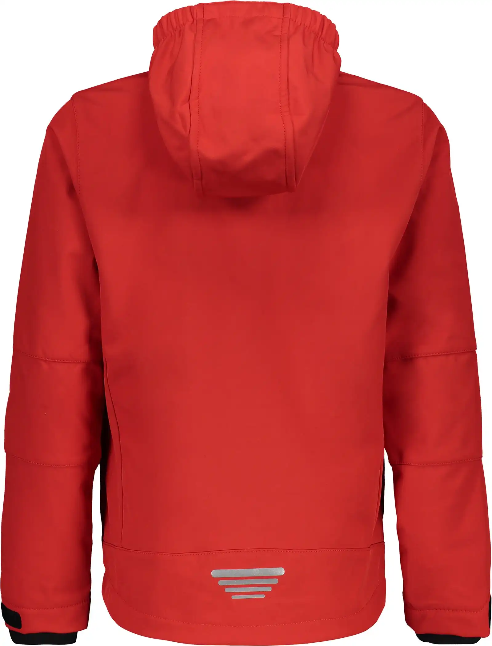 BOY SOFTSHELL JACKET FIX HOOD FERRARI-NERO – Bild 3