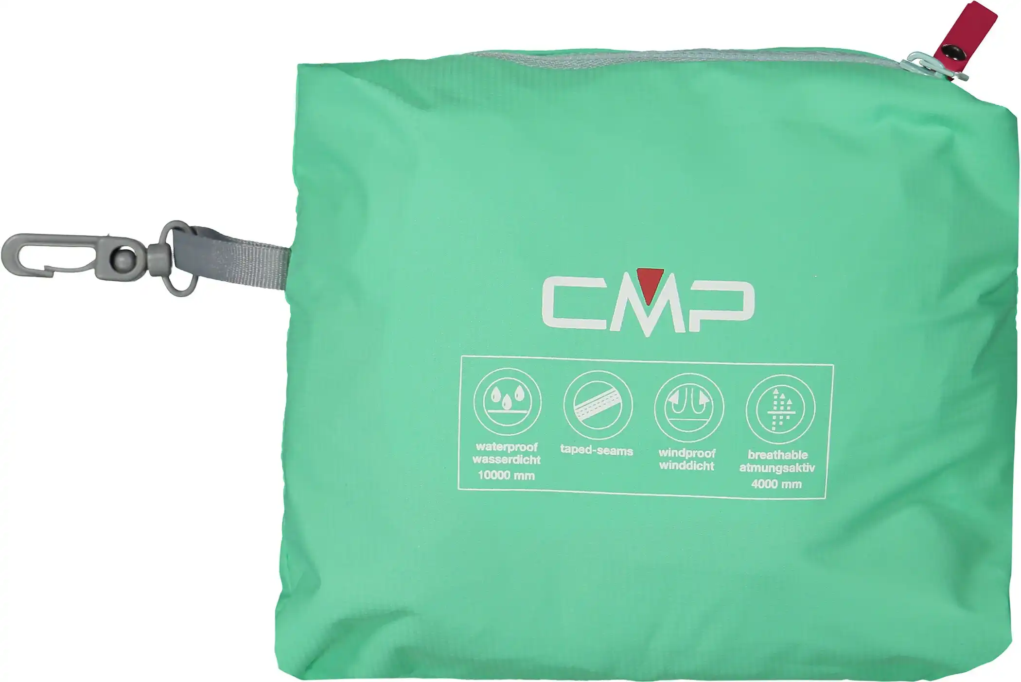 KID G RAIN FIX HOOD JACKET MENTA – Bild 5