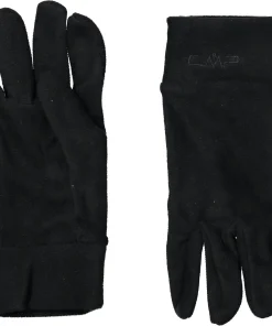 WOMAN FLEECE GLOVES NERO