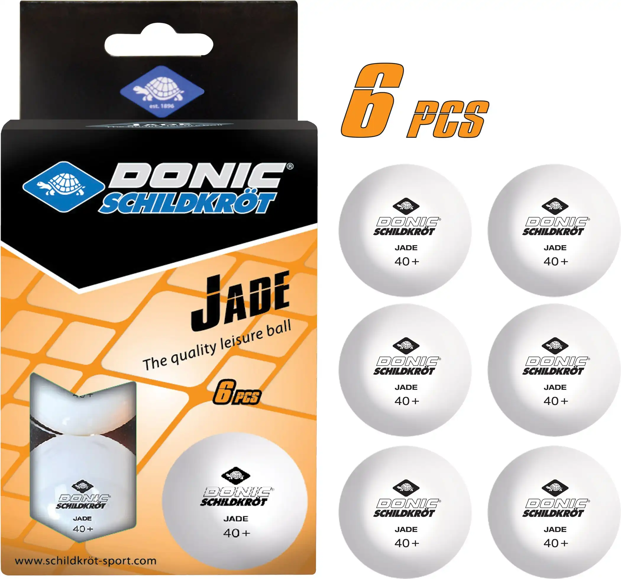 TT-Ball JADE 40mm 6er – – Bild 2