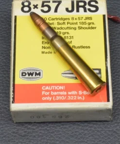 8×57 JRS, 20 Patronen DWM, Teilmantel, 12,0g/185gr, zum Sonderpreis