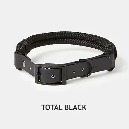 Tauhalsband+Webbin (schmutz- und wasserabweisend), schwarz/schwarz (M) – Bild 2