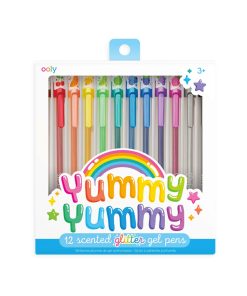 OOLY – Glitzerstifte „Yummy Yummy“, 12er Set
