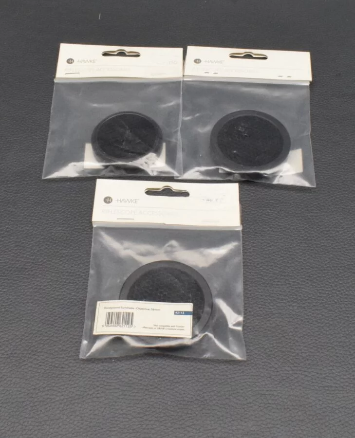 Hawke Wabensonnenblende, Konvolut, Honeycomb Sunshade Objektiv , 3 Stück , Neuware zum Sonderpreis ! – Bild 2