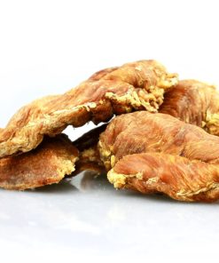 Hähnchenbrustfilet, für Gourmet-Fellnasen, fettarm, magenschonend, angenehmer Geruch ca. 15cm